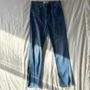 Just Black Denim | Women’s Straight Leg Jean with Slit